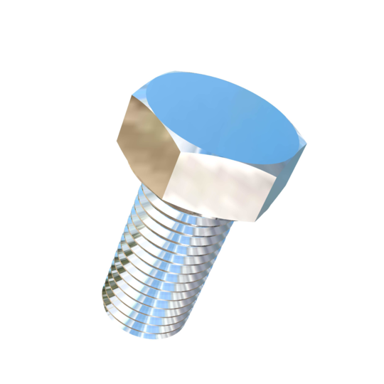 Titanium 1-8 X 2 UNC Allied Titanium Hex Head Bolt (No Dimple)